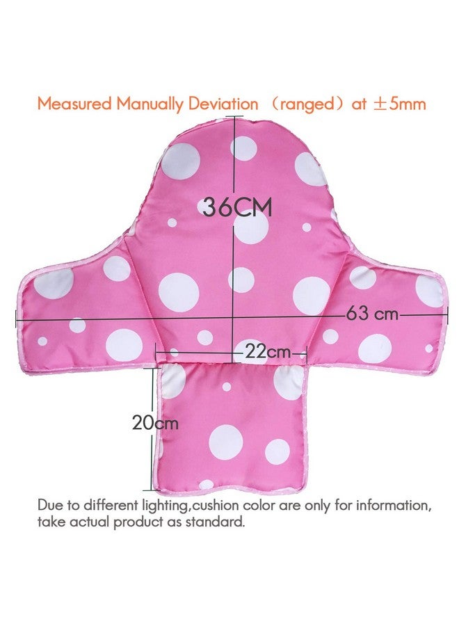 ZARPMA Highchair Cushion for IKEA Antilop Highchair, Baby Toddler Seat Covers, Thick Washable Foldable, Child Chair Insert Mat Padding (Pink) - Image 5