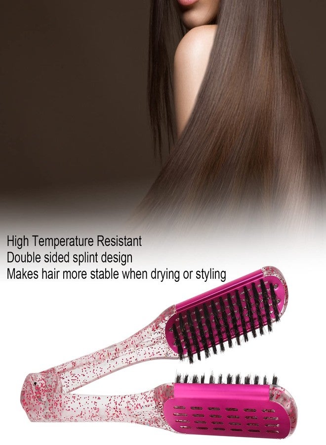 ZIZEV Double Sided Brush for Straightening Hair, Innovative Design, Efficient Straightening, Gentle on Hair, Quick Drying, Versatile Functionality - Image 2