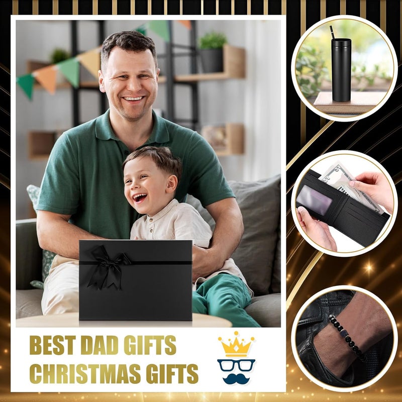 Skylety 12 Pcs Birthday Gifts for Men Set Gift Baskets for Men Him Retirement Thank You Presents with Box for Male Dad Husband Boyfriend Coworker Brother Coworker Father's Day Christmas (Cute Boy) - Image 3