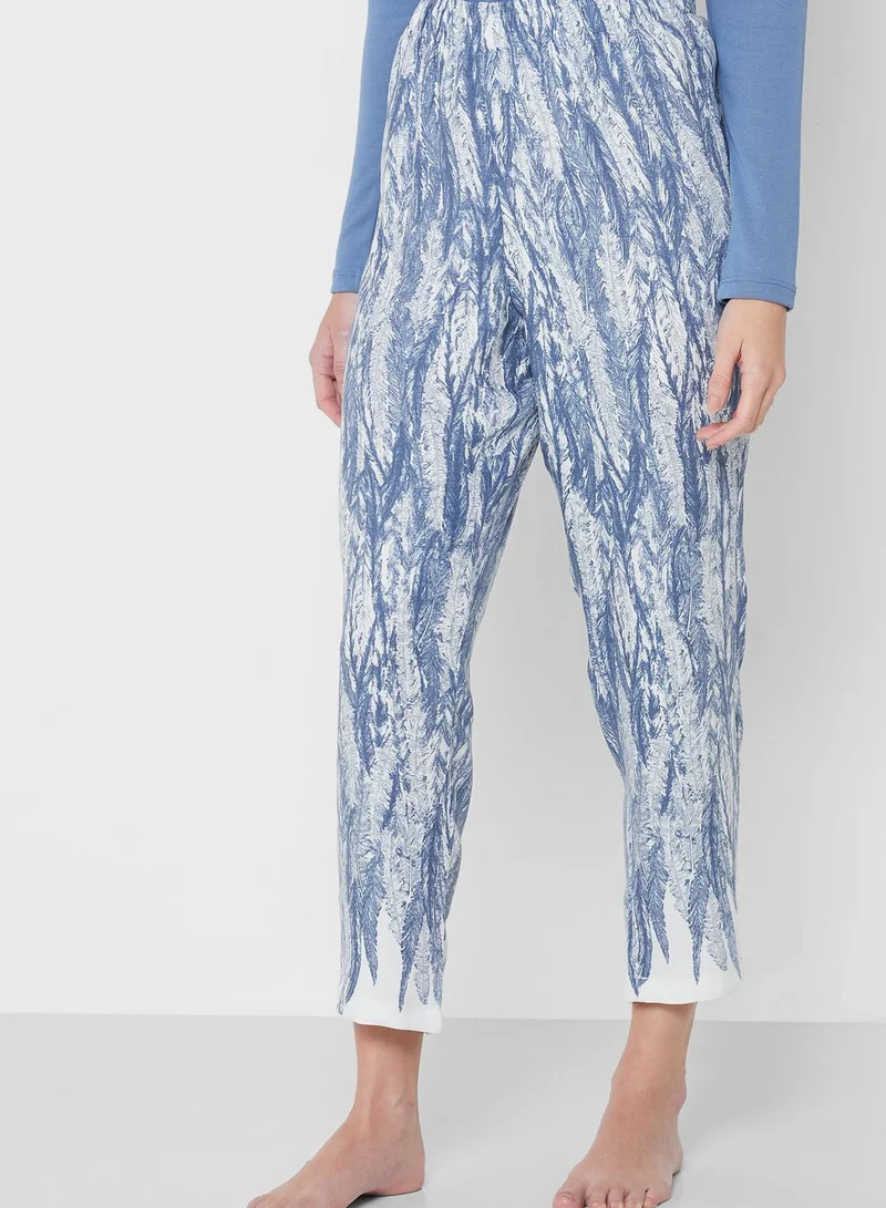 NAUTICA Embroidered Knitted Pyjama Set