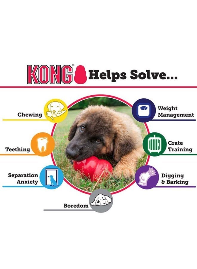 Kong Classic Durable Natural Rubber For Dog Toy (Medium) - Image 4