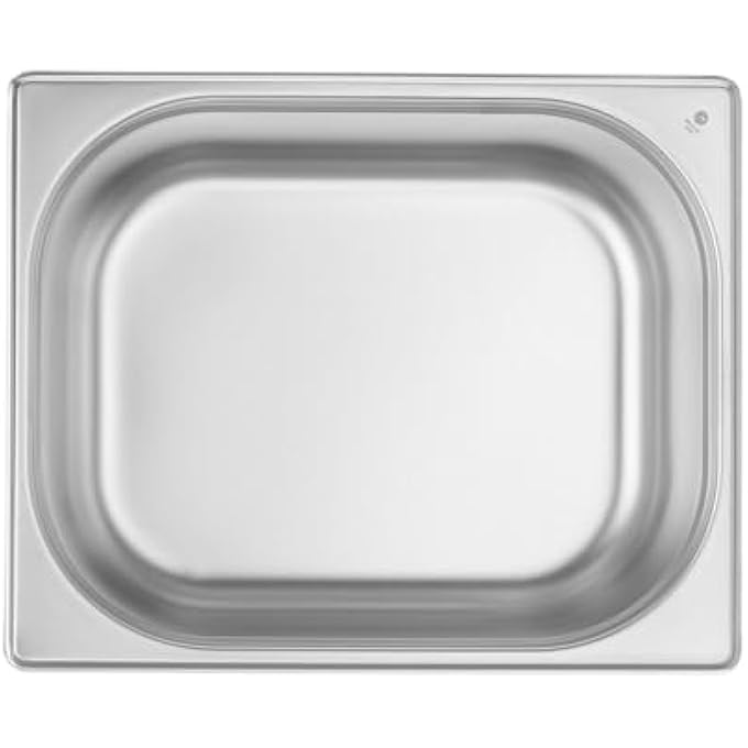 هندي المستلم Gn 12Contenedor GnBordes RedondeadosResistente A Temperaturas De 40A 300Capto Para HornosCongeladoresCalientaplatosBao Mara95L325X265XH 150MmAcero Inox... - Image 3
