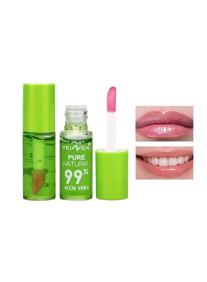 PEINFEN 10pcs Aloe Vera Color Changing Lipstick Set - Hydrating & Moisturizing, Sulfate-Free for All Skin Types - Image 2
