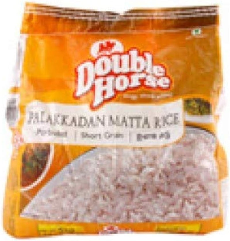 Double Horse Palakkadan Matta Rice 5kg - Image 3