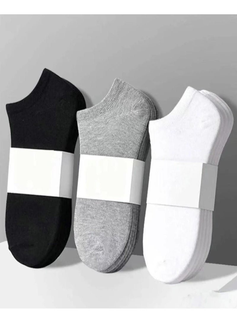 3 Pack Extra Low Cut Socks with Antibacterial Finish