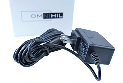 OMNIHIL 8 Feet (Center Negative) AC/DC Power Adapter 9V 1.5A (1500mA) 5.5x2.1millimeters Compatible with Boss RC-505 Loop Station Cord - Image 1