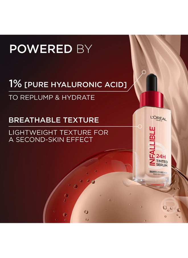 L'OREAL PARIS - 24H Infallible Tinted Serum Shade Medium Tan 5-6 - Image 1