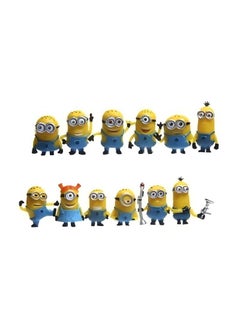 SISGL 12-Piece Despicable Me 2 Minion Action Figure Set  - Image 1