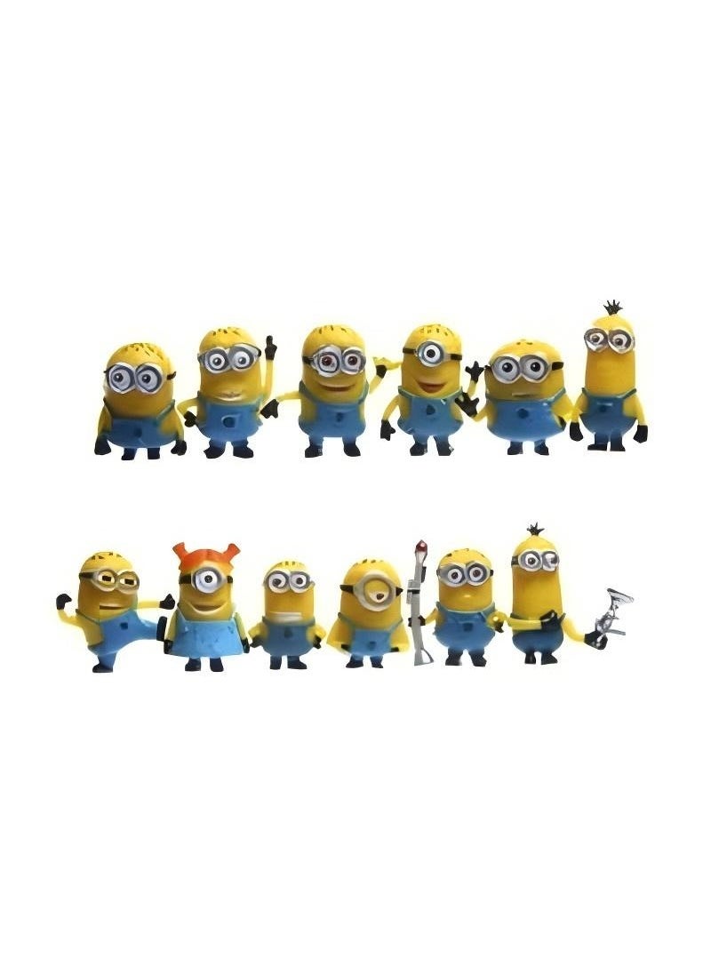SISGL 12-Piece Despicable Me 2 Minion Action Figure Set  - Image 1