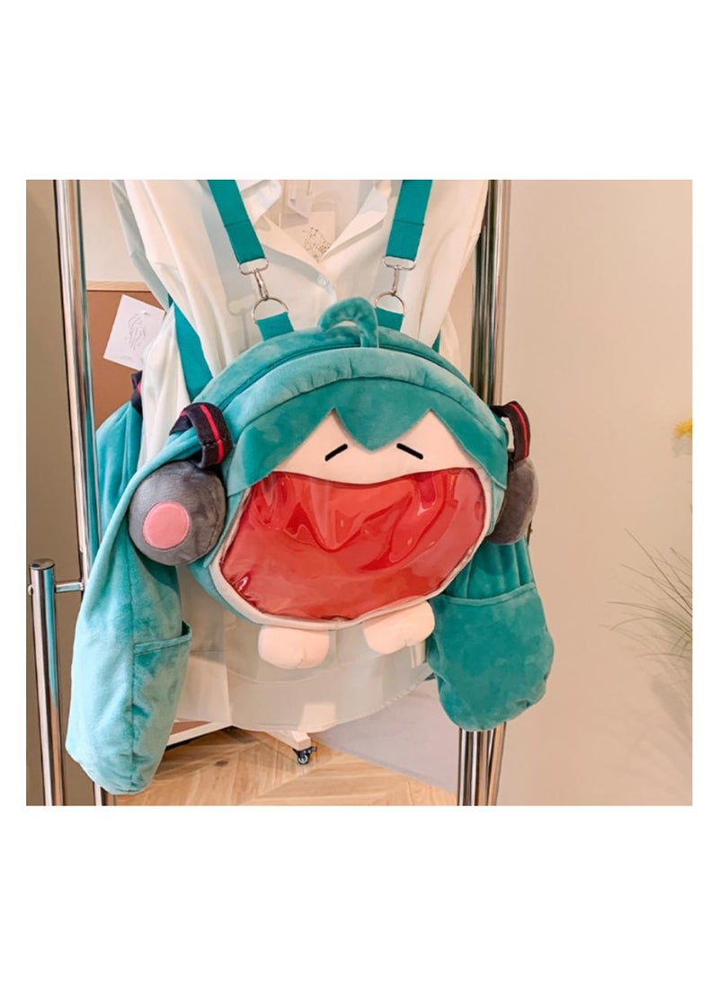 xozgdovg - Translation: "Bilibili's soft and cuddly double-shoulder backpack for Hatsune Miku, the 2D virtual singer." - Image 1