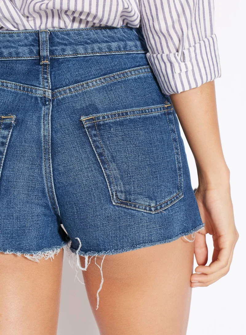 TOPSHOP MOTO Vintage Mom Shorts