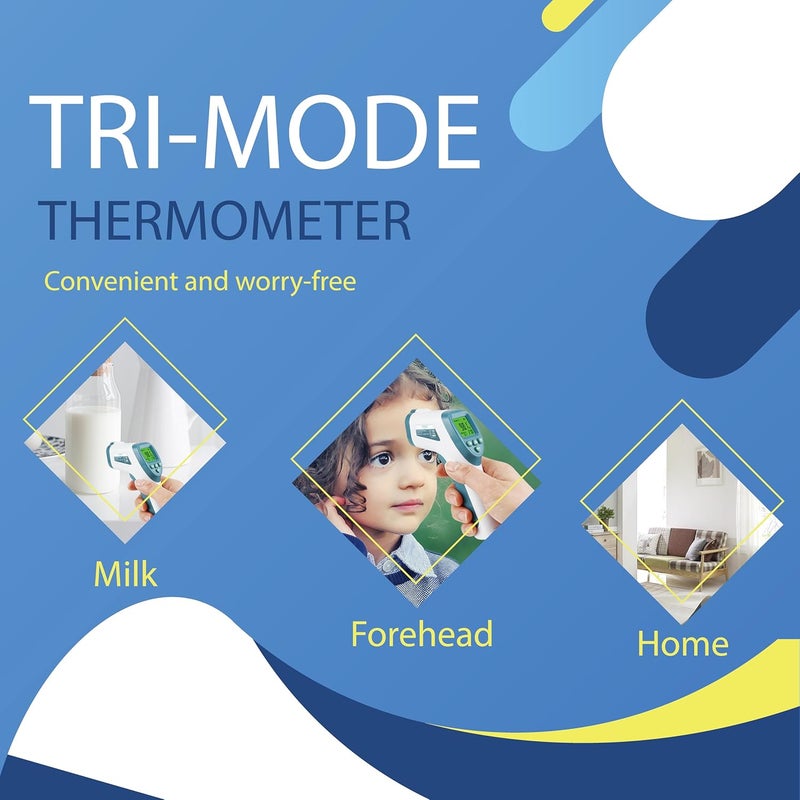 Elate Forehead Thermometer  Baby Thermometer for Adults Kids Infants  NoTouch Digital Infrared with Fever Alarm  Home Medical Grade for Nurse Accessories  Newborn Essentials - Image 5