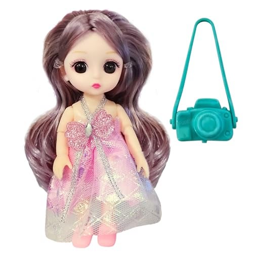 FunBlast Doll for Girls – Cute Doll with Long Hair & Beautiful Dress, Birthday Gift for Girls, Pretend Role Play Doll for Kids (Pink) - Image 1