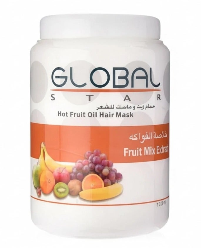 Global Star Hot Fruit Oil Hair Mask - Fruit Mix Extract  1500 ml - Image 1