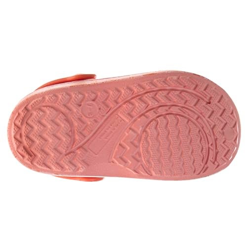 Josmo Kids Moana Clog Sandal Waterproof Slip-On Slides for Girls - Moana and Pua Closed Toe Clogs with Backstrap - Coral Pink Red (Size 9-10 Toddler) - Image 5