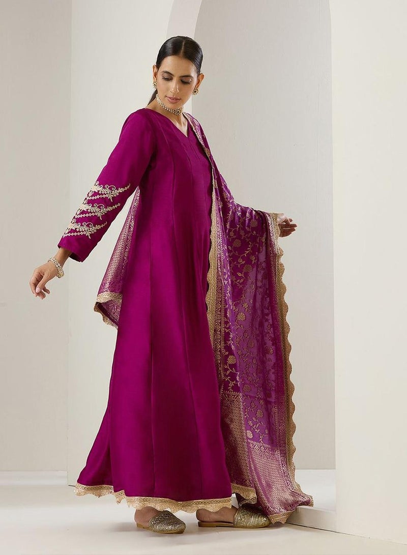 ISHIN Floral Panel Dress  - Image 3