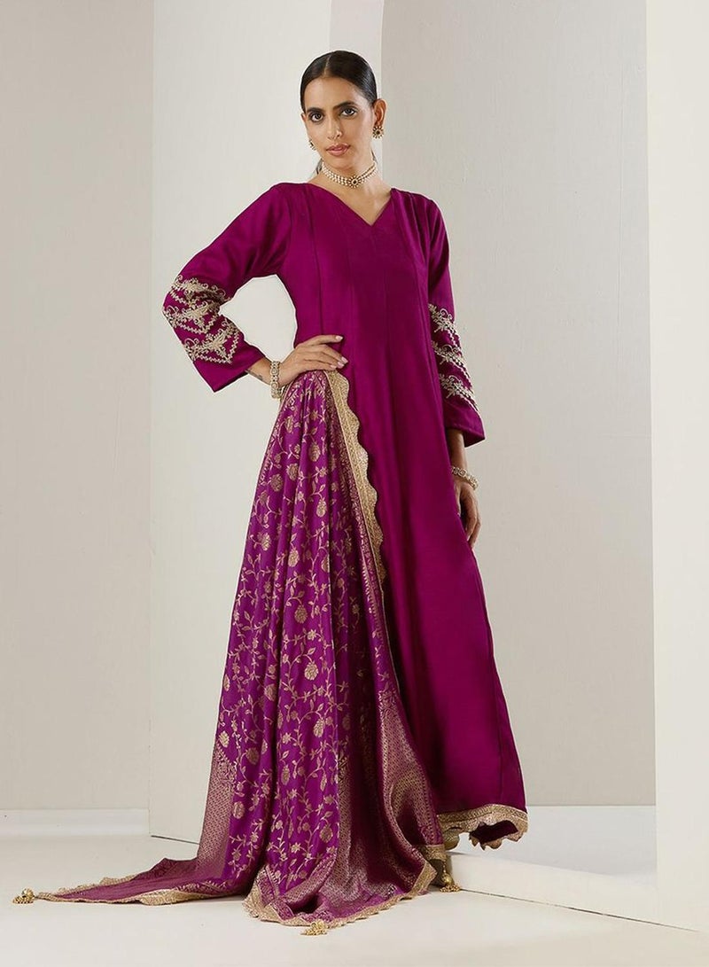 ISHIN Floral Panel Dress  - Image 1