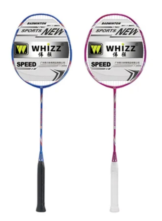 Whizz Y56 Badminton Racket – Lightweight Graphite Frame With Protector Design, Ideal For Intermediate To Advanced Players, Blue - Image 3