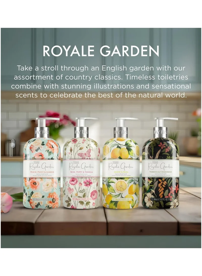Baylis & Harding Rose, Poppy and Vanilla Royale Garden Rose, Poppy and Vanilla Hand Wash, 500ml (Pack of 2) | Vegan | Floral Fragrance | Relaxing and uplifting fragrance | Paraben Free  | Best Price UAE