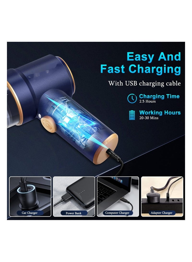 Generic 99000Pa Brushless Cordless Car Vacuum Cleaner TYPEC+Portable Vaccum Handheld Electric Air Blower Dust Duster For Keyboard Cleaner - Image 3