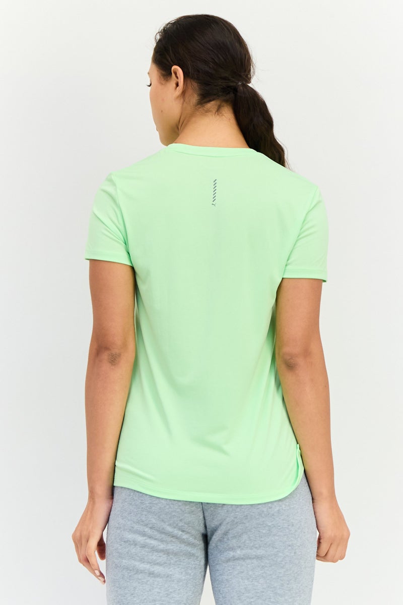 PUMA Women Sportswear Fit Short Sleeve Training T-Shirt,  Lime Green - Image 3