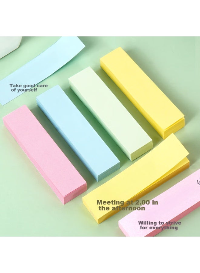 Simaa 1200 Sheets 4-color Sticky Notes With Dividers, Memo Pads, 76*19mm, Reusable Notes, 3 Packs, Student Message Pad - Image 5