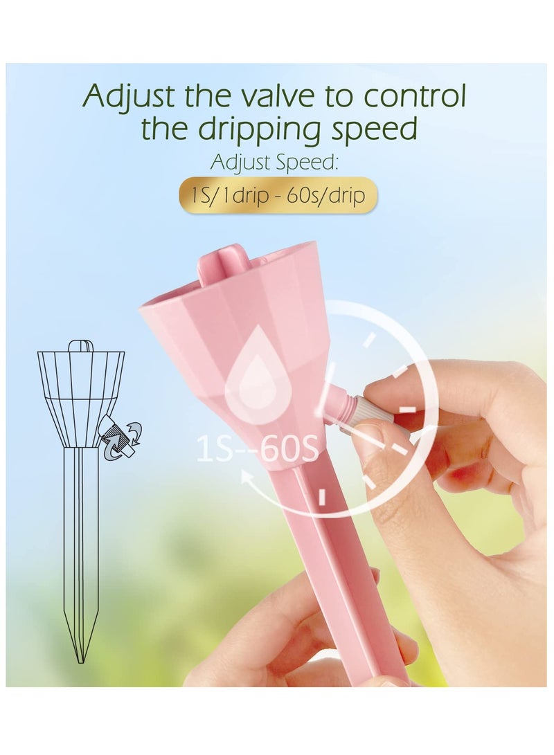 KASTWAVE Self Watering Spikes - 9 Pcs Plant Waterer with Slow Release Control Valve - Image 4
