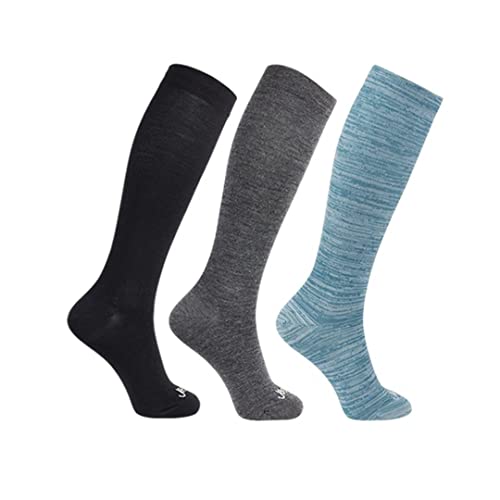 ja vie 80% Merino Wool Ultra Soft 15-20mmHg Graduated Compression Socks for Women & Men - Image 1