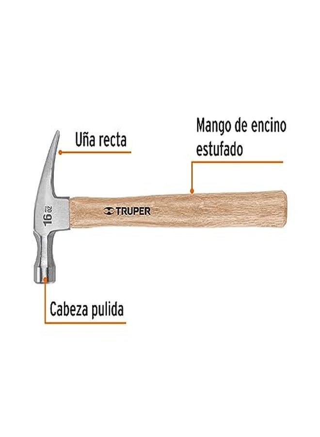 TRUPER MOR-20 Polished Framing Hammers 20Oz(567g) Handle 16"(406mm) - Image 3