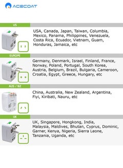 Global Travel Plug Adapter Power Socket Converter with Protection Door,All-in-One Overseas Universal Wall Charger(Without USB Port),Multi-functional Worldwide Portable Multi-outlet for US UK AUS EU NZ - pzsku/ZFF78E03A3245740AFB09Z/45/_/1736423794/9872c6ef-e5c0-45ec-98e5-f71cdfaf564d