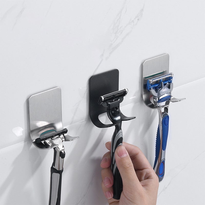 6pcs Holder Stainless Steel Self Adhesive Hook Organizer - Image 2