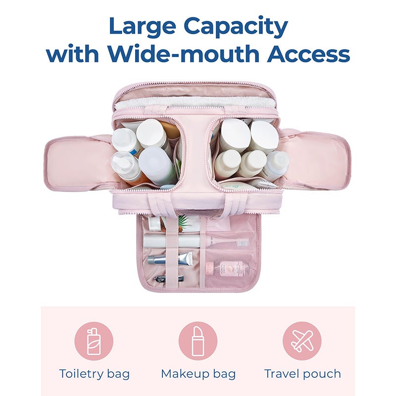 Large Capacity Cosmetic Toiletry Bag Portable Handy Wash Bag - Image 5