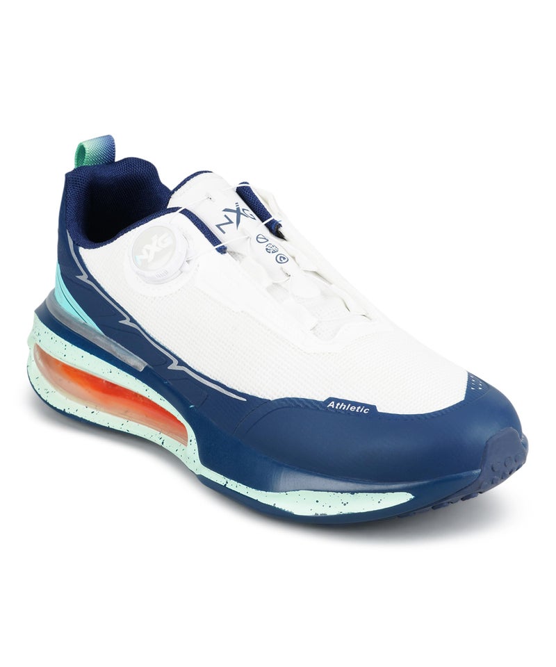 Columbus Catalyst Sports Shoes - Running Shoes|Walking Shoes| Training & Gym Shoe | Outdoors Shoe for Men (White & Navy), UK 6 - Image 1