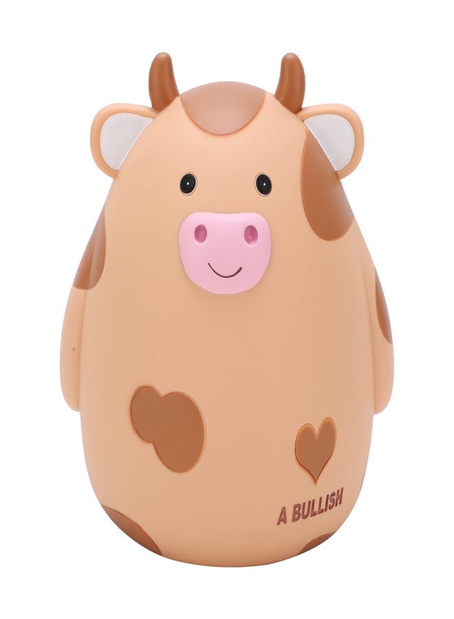 Jwthee Cute Cow Piggy Bank for Kids Adults, Piggy Bank Girls Unbreakable Money Box Innovative Small Saving Money Box Decoration Saving Jar Plastic Coin Banks for Adults Boys Girls - Image 1