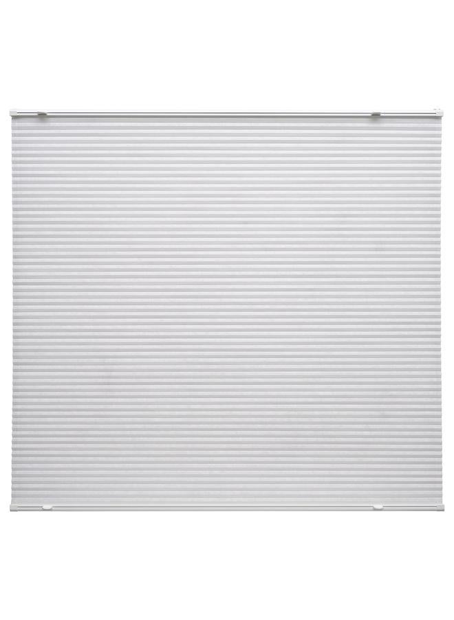 Zaboon Pleated blind, white/top-down bottom-up, 60x130 cm - Image 1