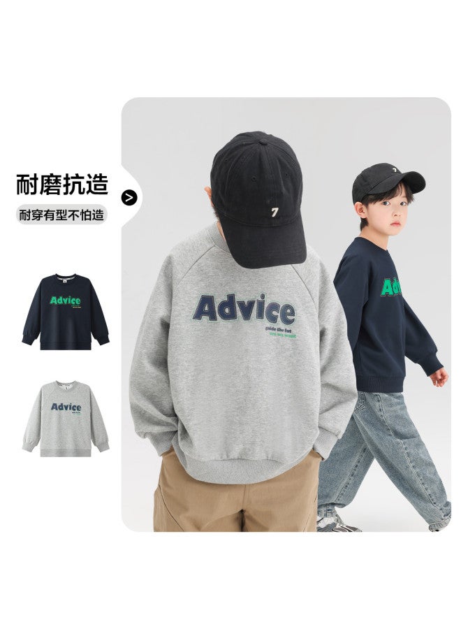 Zuoxi Boys' Hoodies Spring/fall Kids' Top Loose Fit Sporty Casual Thin Outerwear Stylish Unisex Big Kids' Clothing - Image 3