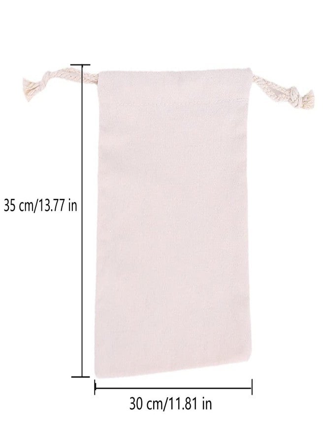 JYYHSF Breathable Dust-proof Drawstring Storage Pouch String Bag for Handbags Purses Shoes Eco Bag (5 PCS,11.81 * 13.77 IN) - Image 2