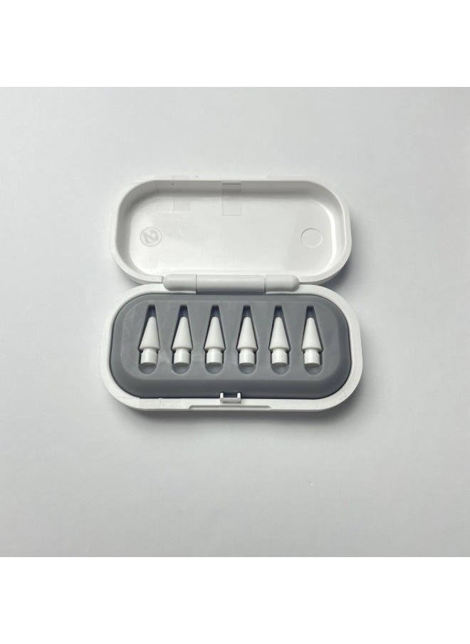 Generic - Suitable For Apple Pencil Retrofit Nib Packaging Box For Huawei Pencil2 Generation Nib Carton Packaging-Color:Exquisite Storage Box - Gray Lining 6 Pieces - Image 1