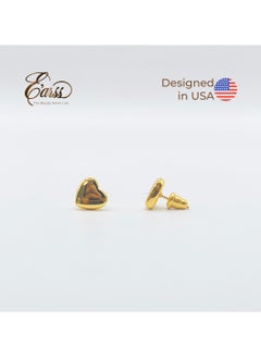 Heart Gold Stud | Stainless Steel | 18K Gold Plated - pzsku/ZFF79264E71E011CCB6DEZ/45/_/1734946178/5d350cf2-739a-470e-a372-4fa83f77a6f0