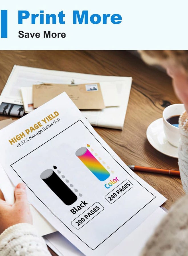 IN INTACTECH Compatible Ink Cartridges Replacement for Canon 35 36 Ink Cartridges PGI-35 CLI-36 Work for pixma iP110 iP100 TR150 mini260 mini320 (Black-4nos, Color-2nos, 6-Pack) - Image 3