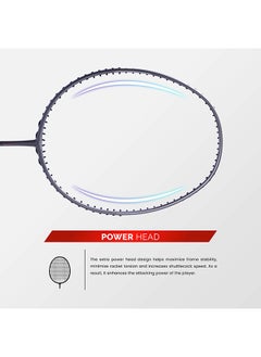 Apacs Nano Fusion Speed 722 Graphite Unstrung Badminton Racket with Full Racket Cover | For Intermediate Players | 76 grams | Maximum String Tension - 30lbs  - Image 2