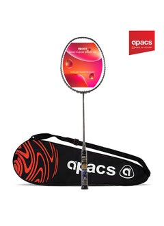 Apacs Nano Fusion Speed 722 Graphite Unstrung Badminton Racket with Full Racket Cover | For Intermediate Players | 76 grams | Maximum String Tension - 30lbs  - Image 1