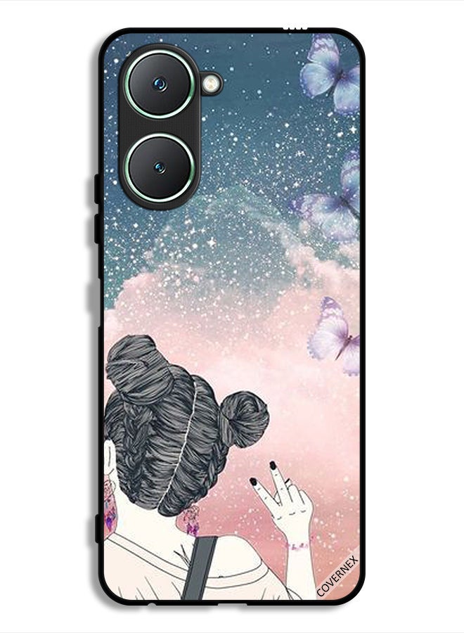 Covernex Vivo Y18i 4G Protective Case Cover Making Victory Sign Art