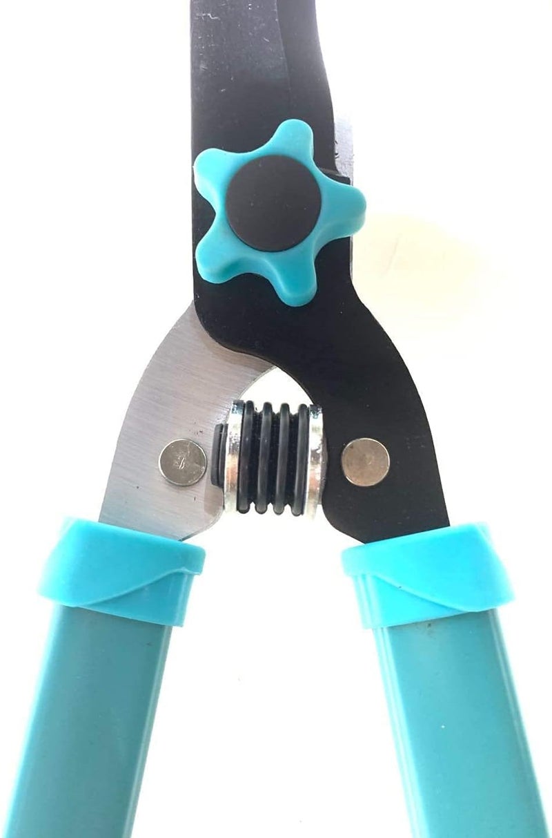 AQ AQSON مقصات حديقة AQSON - مقصات من الفولاذ المقاوم للصدأ بطول 21 بوصة مع مقHandles مريحة لتقليم البوكسوود والشجيرات - Image 3