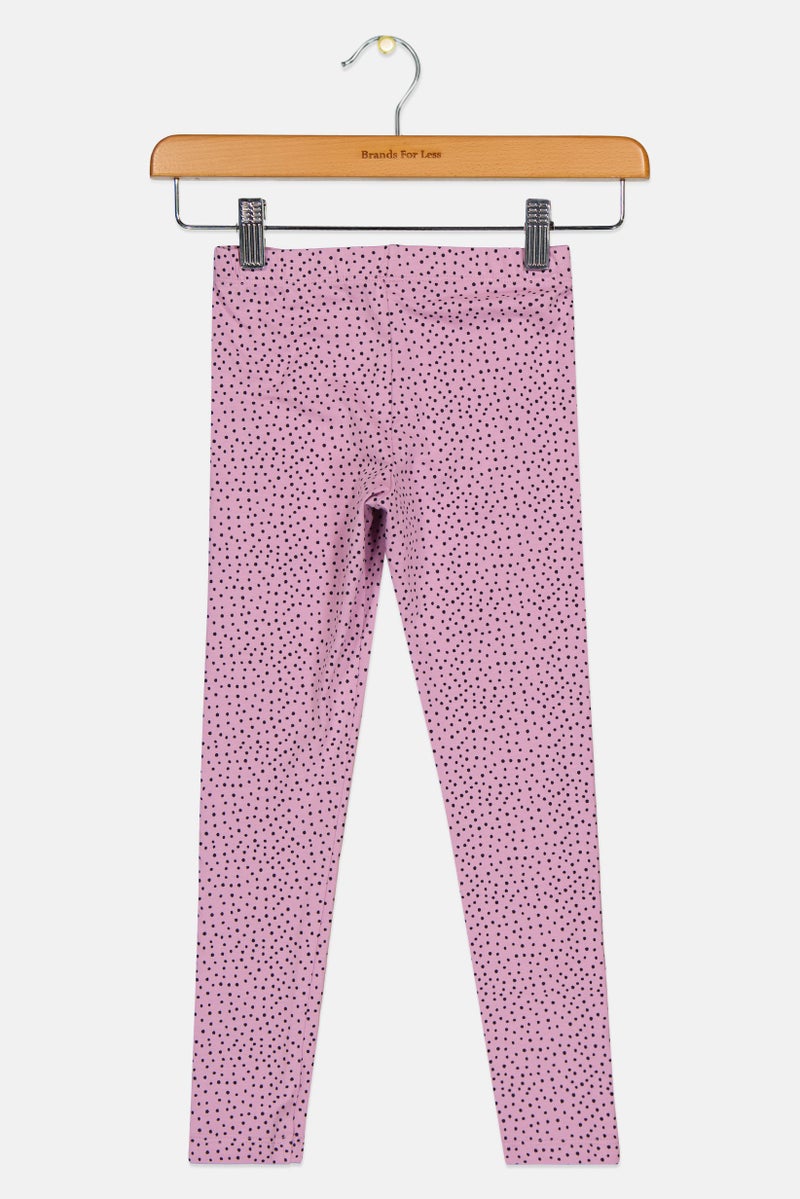 NAME IT Kids Girl Micro Dot Leggings, Multicolor - Image 2