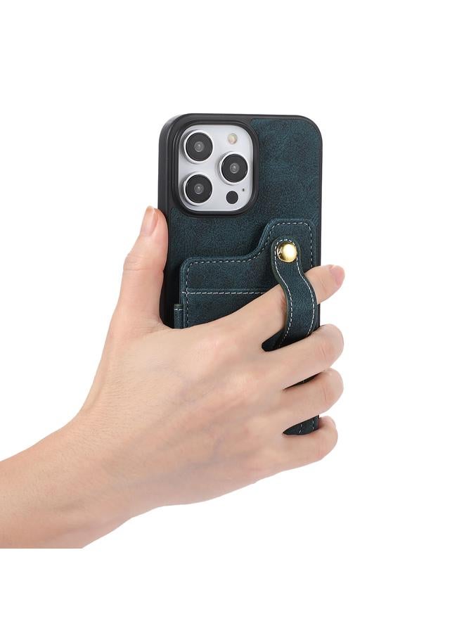 S-TOP Case For iPhone 14 Pro ABEEL Litchi Texture Card Bag PU Phone Case - Image 3