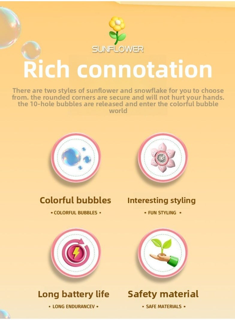 FUN MOMENT Sunflower Bubble Maker - Image 5