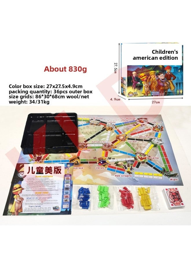 Cross-border English European Ticket Tour Card Ticket To Ride Table Game Europe Tarot