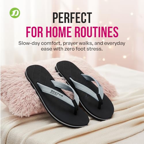 DOCTOR EXTRA SOFT House Slipper for Women's Care Durable | Orthopaedic & Diabetic | Lightweight| Comfortable Footbed |Slippers for Girls & Ladies Daily Use D-05 - Image 5
