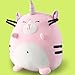 Marsjoy 8 Pink Caticorn Plush Pillow Toy Squishy Stuffed Animal Plushie Cute Cat Unicorn Huggable Toy Kawaii Soft Cushion for Girl Kid Birthdays Christmas - Image 4